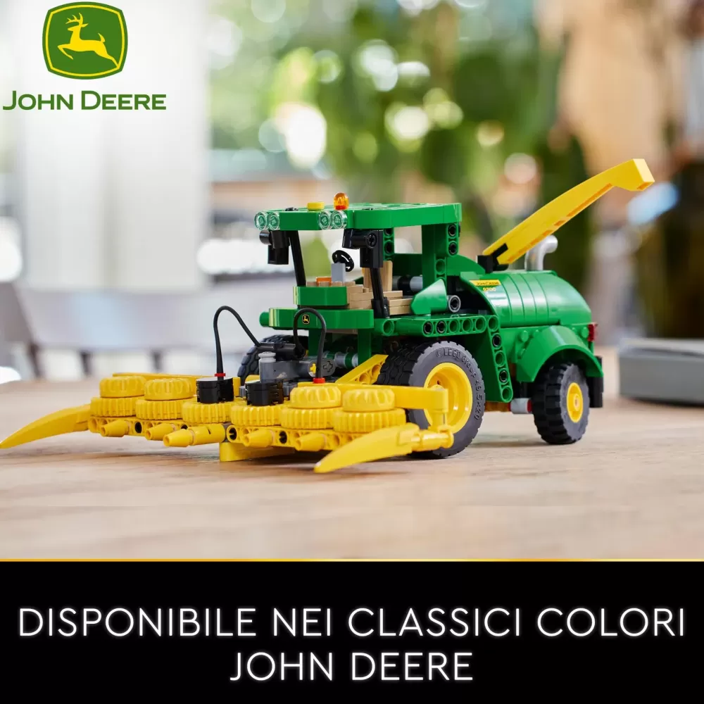 Best Sale 42168 John Deere 9700 Forage Harvester, Trattore Giocattolo Per Bambini 9+ Anni, Veicolo Mietitrebbia Funzionante Mattoncini