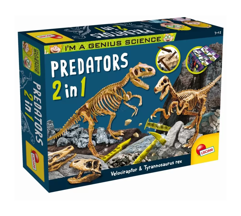 Best I'M A Genius Predators 2 In 1 Giochi Scientifici