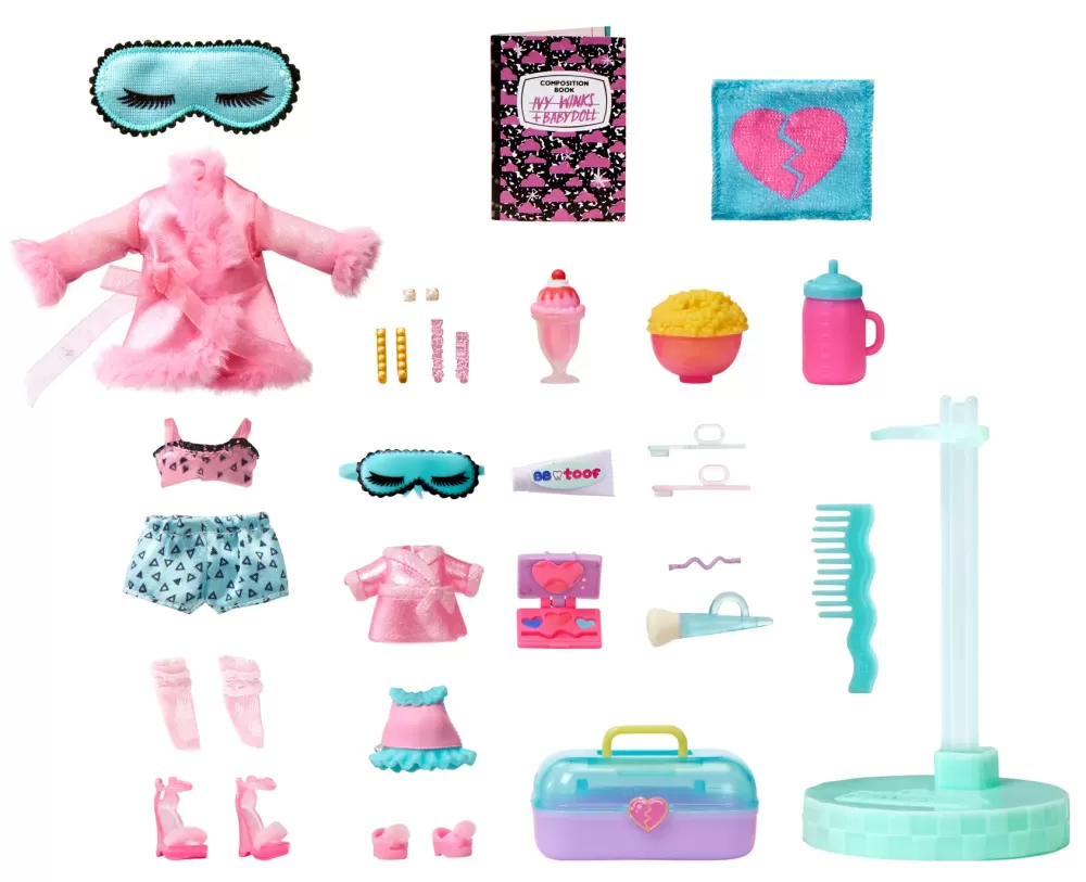 Best Surprise Tween Babysitter Sleepover Party Ivy Winks E Babydoll Scopri 20 Sorprese Include 2 Bambole Con Funzione Di Cambio Colore Fashion Dolls