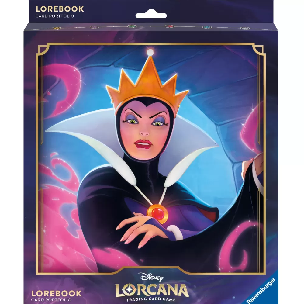 Shop Lorcana Disney Album Portfolio Da Collezione 10 Pagine Versione Regina Cattiva Giochi Di Carte