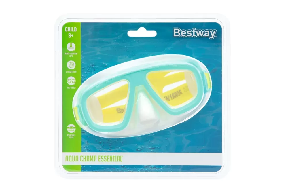 Sale Maschera Caymen, 3-6 Anni, 3 Colori Assortiti, Lenti In Policarbonato E Con Protezione Uv Maschere E Pinne