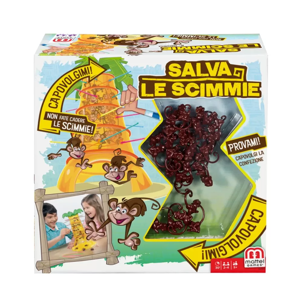 Best Sale Salva Le Scimmie, Gioco In Scatola Per 2-4 Giocatori Giochi Di Societa Per Bambini