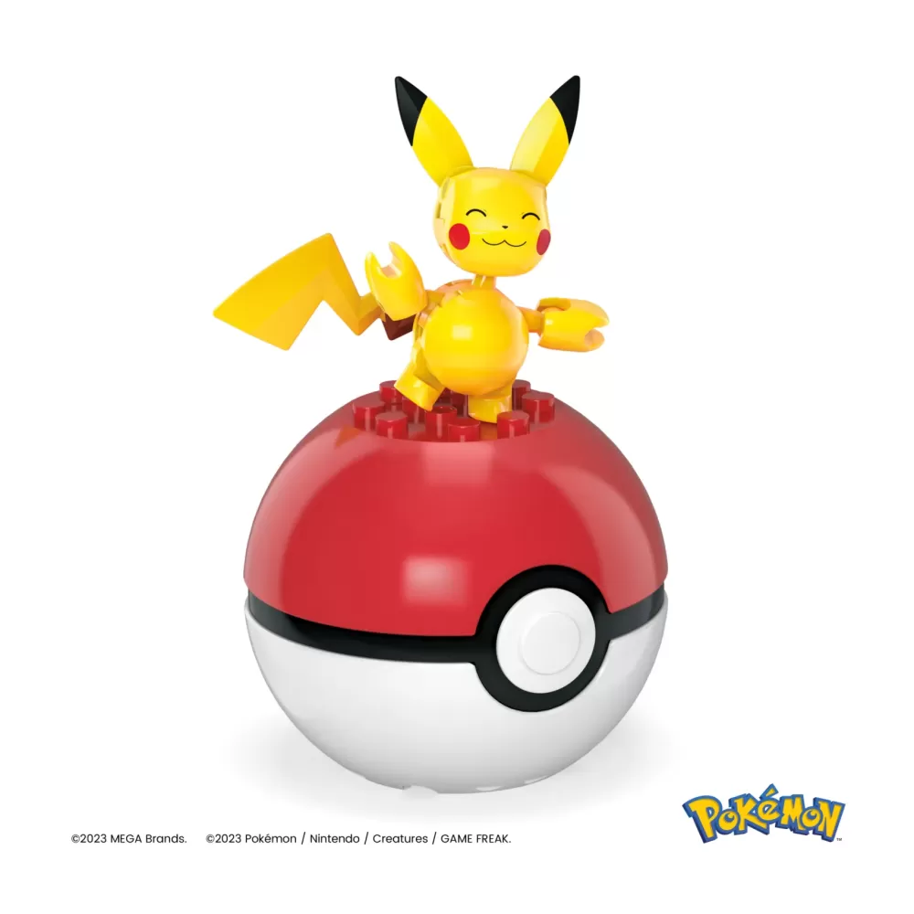 Shop Mega Team Della Regione Di Paldea, Set Con 4 Personaggi E 1 Poke Ball Da Costruire Con 79 Pezzi, Include Pikachu, Fuecoco, Sprigatito E Quaxly, 6+ Anni, Hpx92 Costruzioni Bambini