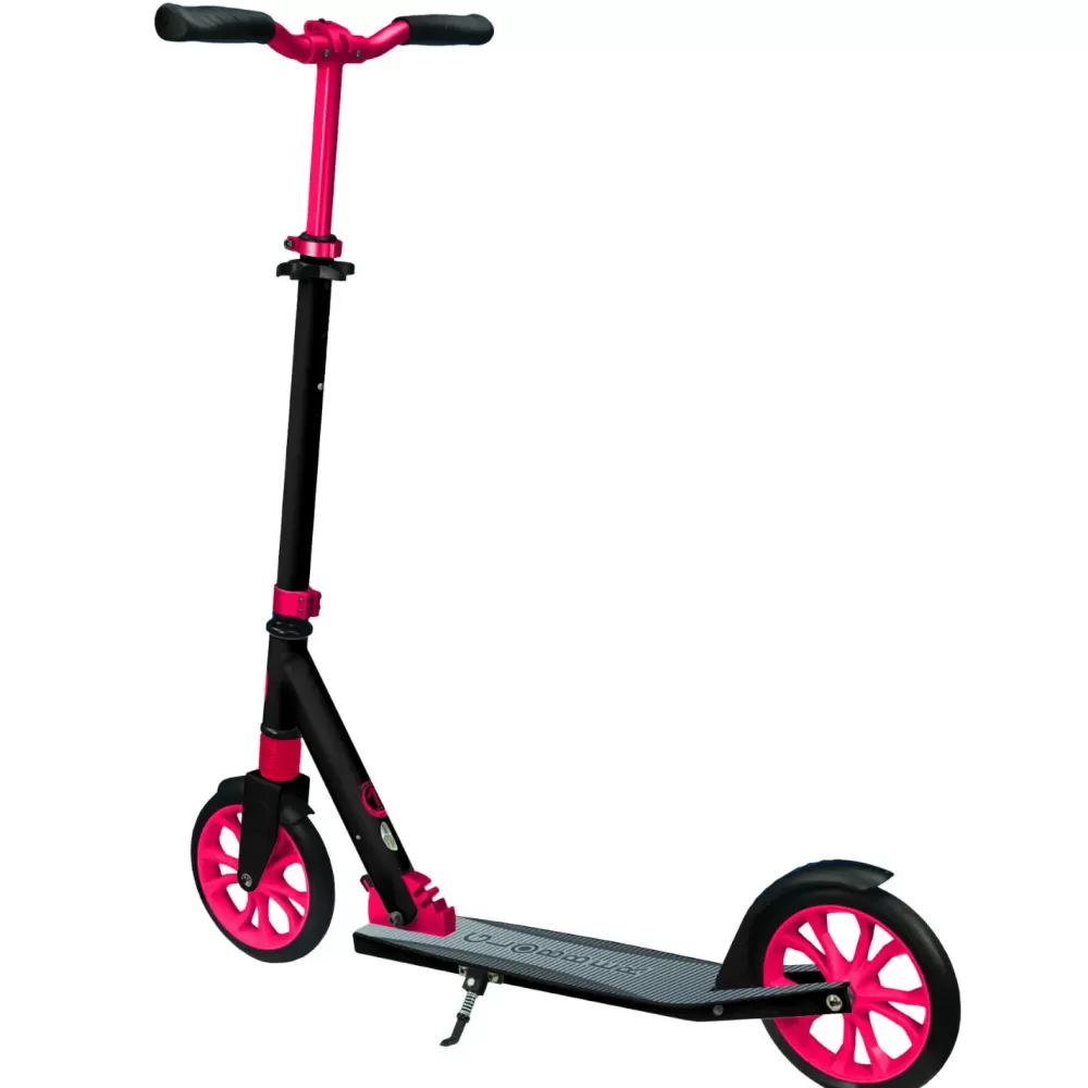 New Monopattino Nl 205 Ripiegabile Nero E Rosso Adatto Per Bambini 7 12 Anni Monopattini