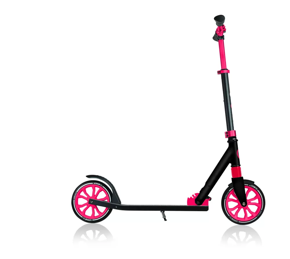 New Monopattino Nl 205 Ripiegabile Nero E Rosso Adatto Per Bambini 7 12 Anni Monopattini