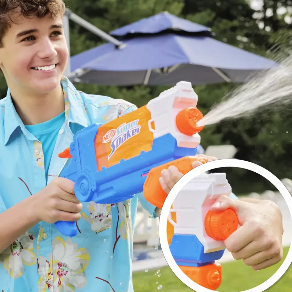 New Super Soaker Flip Fill, Soaker Con 4 Stili Di Spruzzo, Riempimento Rapido, Serbatoio Da 887 Mm, Giochi D'Acqua Pistole Ad Acqua