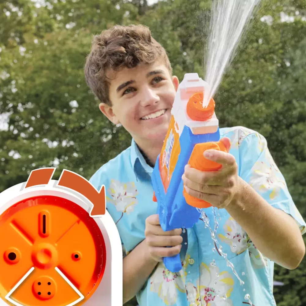 New Super Soaker Flip Fill, Soaker Con 4 Stili Di Spruzzo, Riempimento Rapido, Serbatoio Da 887 Mm, Giochi D'Acqua Pistole Ad Acqua