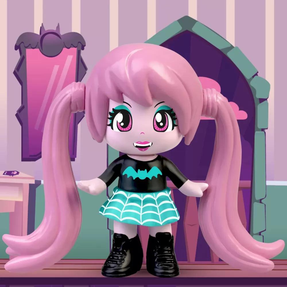 Discount Terrific Friends, Quattro Personaggi Con Accessori Che Brillano Al Buio Mini Dolls
