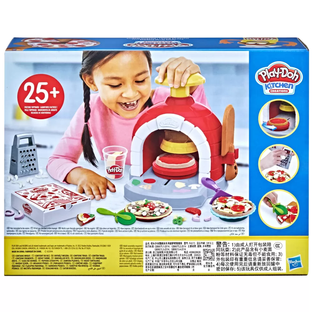 Cheap Kitchen Creations, La Pizzeria, Playset Con 6 Vasetti Di Pasta Modellabile E 8 Accessori Plastilina E Pasta Modellabile