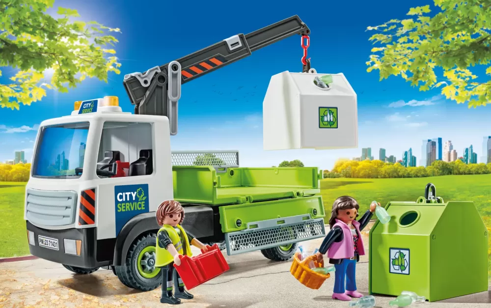 Outlet 71431 Camion Trasporto Contenitore Rifiuti Per Bambini Dai 4 Anni Costruzioni Bambini