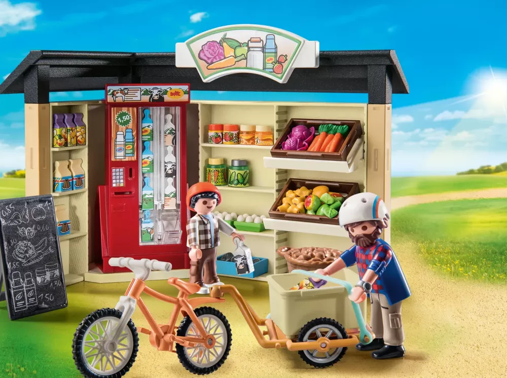 Hot Country 71250 Bottega Agricola Aperta 24 Ore Su 24 Per Bambini Dai 4 Anni In Su Set Costruzioni