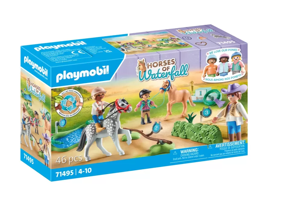 Hot Horse Of Waterfall 71495 Torneo Di Equitazione Dei Pony Per Bambini Dai 4 Anni Costruzioni Bambini