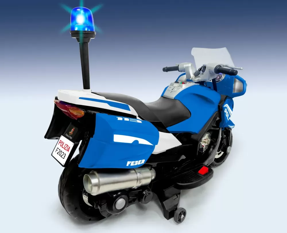 Best Sale Polizia Di Stato Moto 12V, Moto Elettrica Polizia Di Stato Con Luci E Suoni, Per Bambini/E Da 3 Anni Cavalcabili Elettrici
