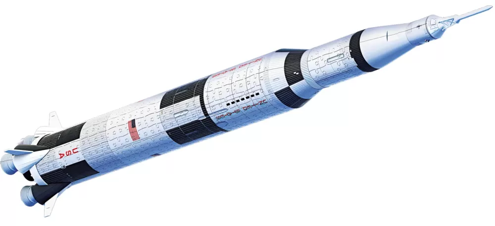 Outlet Apollo Saturn V Rocket, Razzo Spaziale, 440 Pezzi, 8+ Anni Puzzle 3D