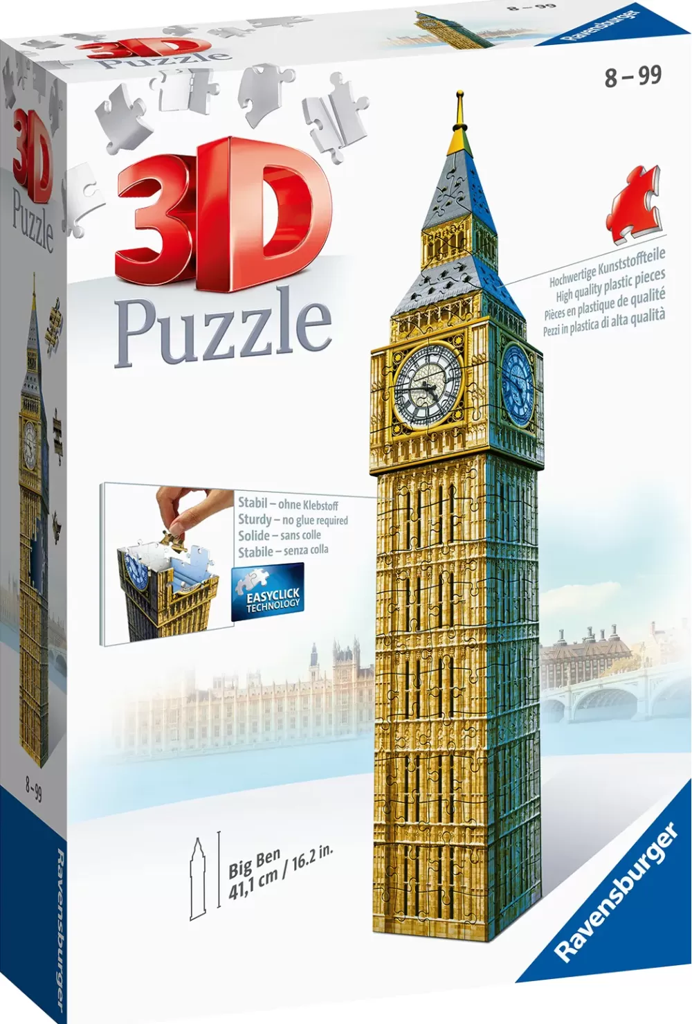 Store Big Ben, Londra, 216 Pezzi, 10+ Anni Puzzle 3D