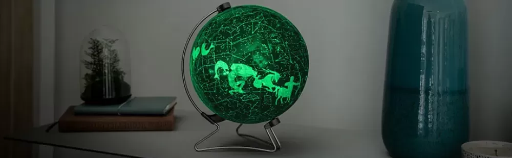 New Globo Glow In The Dark Costellazioni, Impara Al Geografia In Inglese, 180 Pezzi, 6+ Anni Puzzle 3D