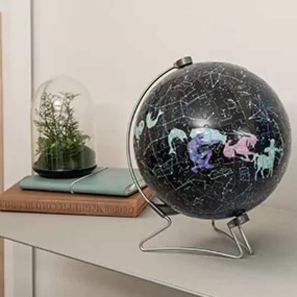 New Globo Glow In The Dark Costellazioni, Impara Al Geografia In Inglese, 180 Pezzi, 6+ Anni Puzzle 3D
