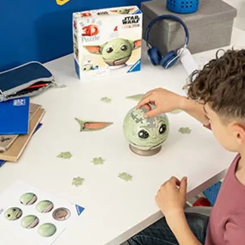 Sale Grogu Con Le Orecchie, 72 Pezzi, 6+ Anni Puzzle 3D
