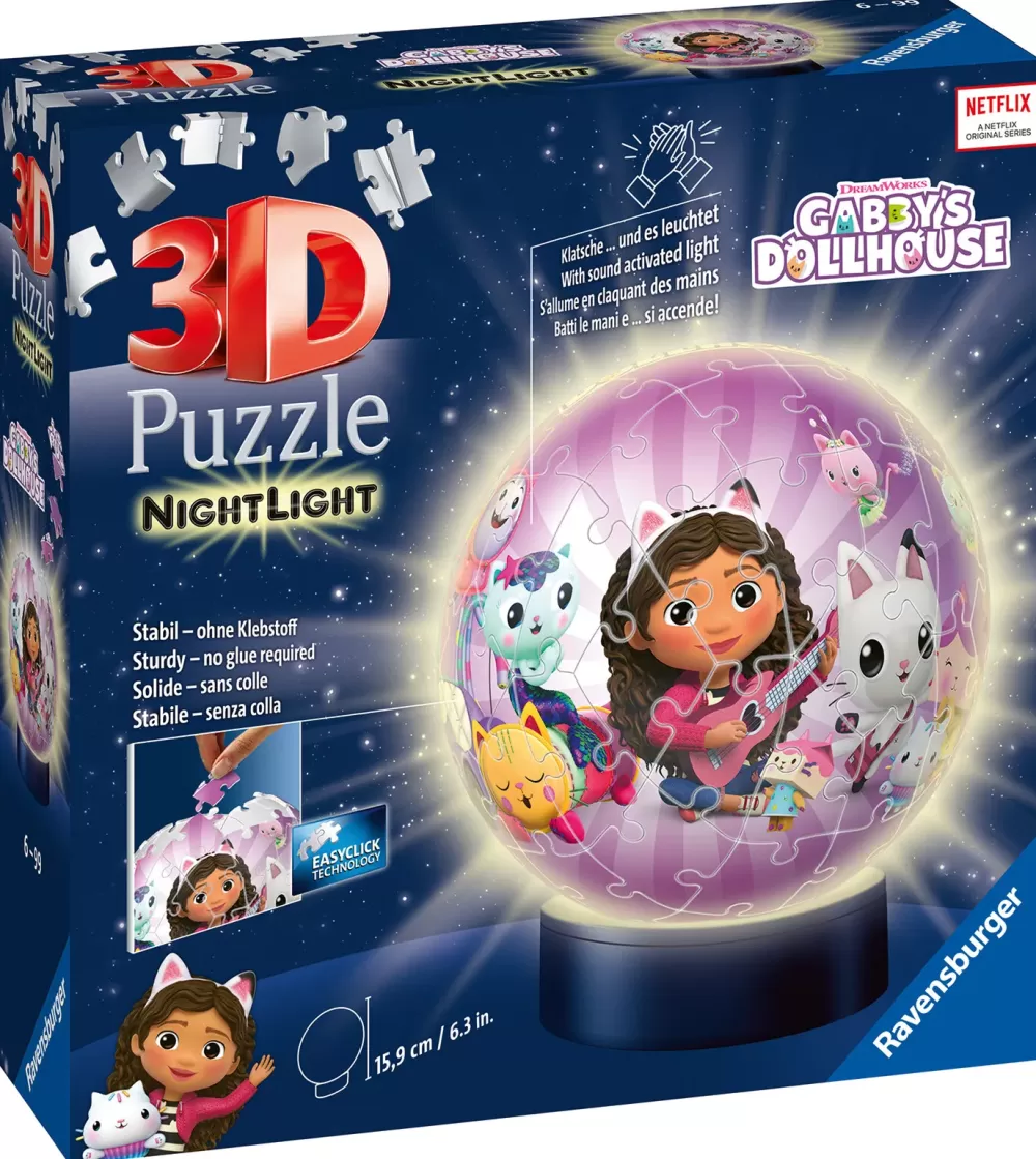 Discount Nightlamp Gabby'S Dollhouse, Night Lamp, 72 Pezzi, 6+ Anni Puzzle 3D