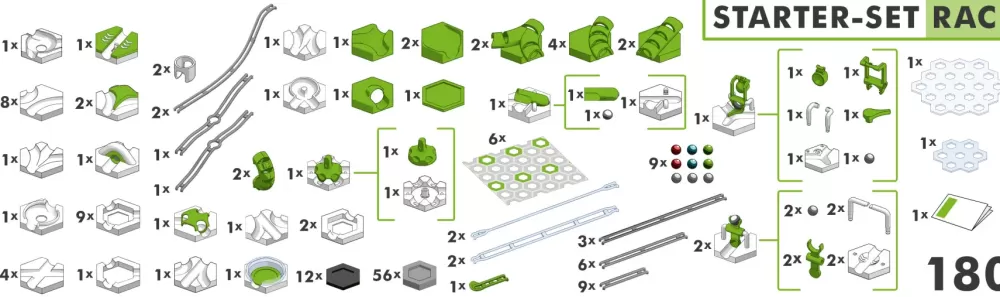 Clearance Ravensburger Starter Set Race, Gioco Innovativo Ed Educativo Stem, 8+ Giochi Di Strategia