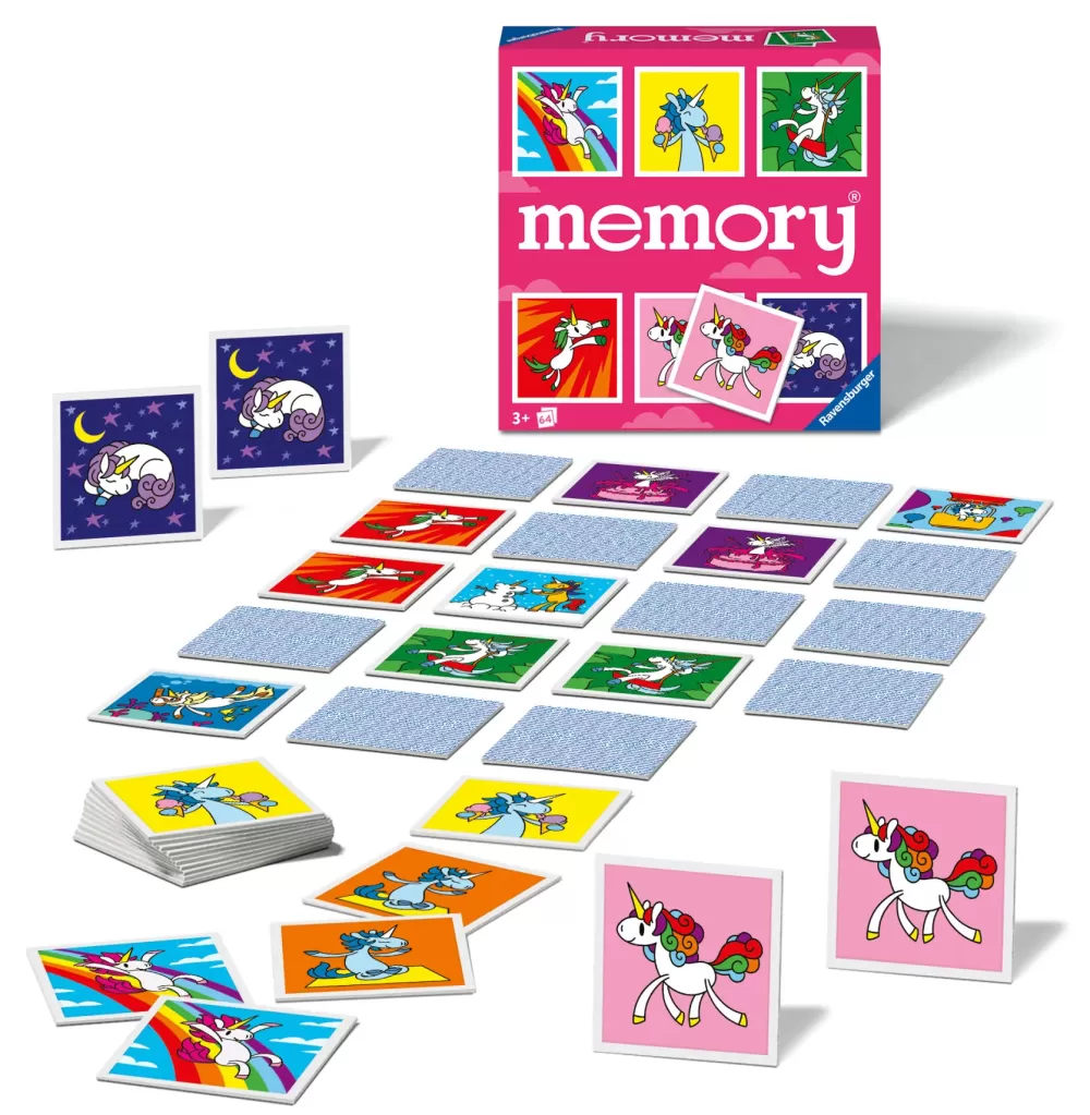 Best Sale Memory® Versione Unicorns, 64 Tessere, Gioco Da Tavolo, 3+ Anni Giochi Di Carte