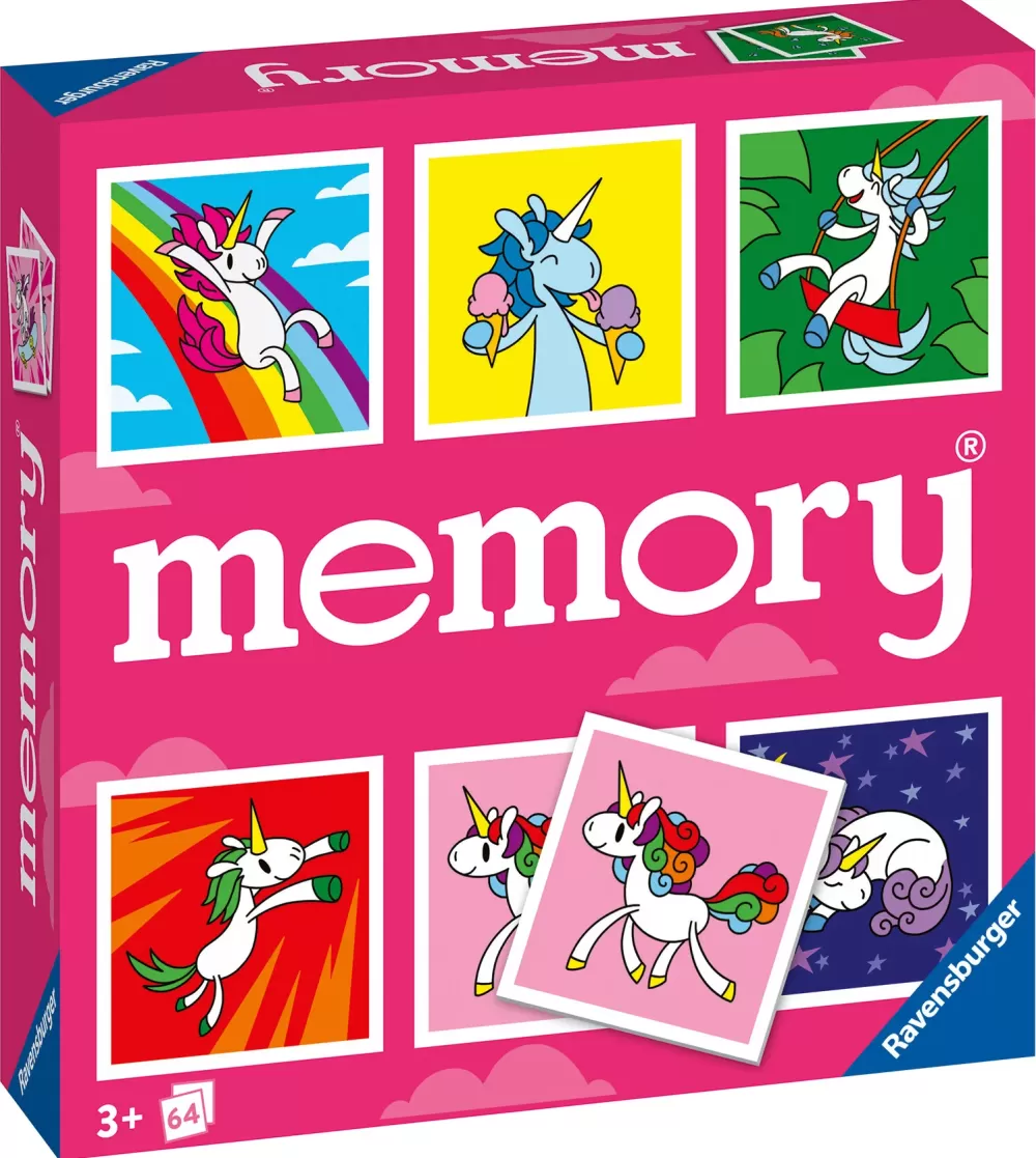 Best Sale Memory® Versione Unicorns, 64 Tessere, Gioco Da Tavolo, 3+ Anni Giochi Di Carte