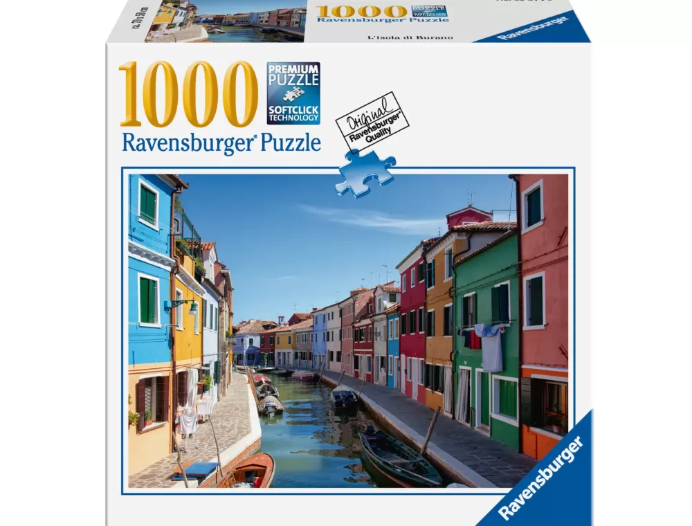 Sale Puzzle Burano, Collezione Meraviglie Italiane, 1000 Pezzi, Puzzle Adulti Puzzle 1000 Pezzi