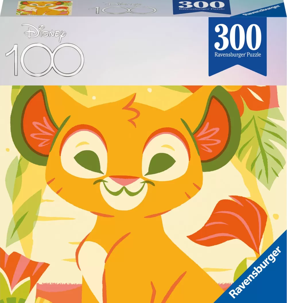 Store Puzzle Disney Il Re Leone, 300 Pezzi, 8+, Limited Edition Disney 100 Puzzle Per Bambini