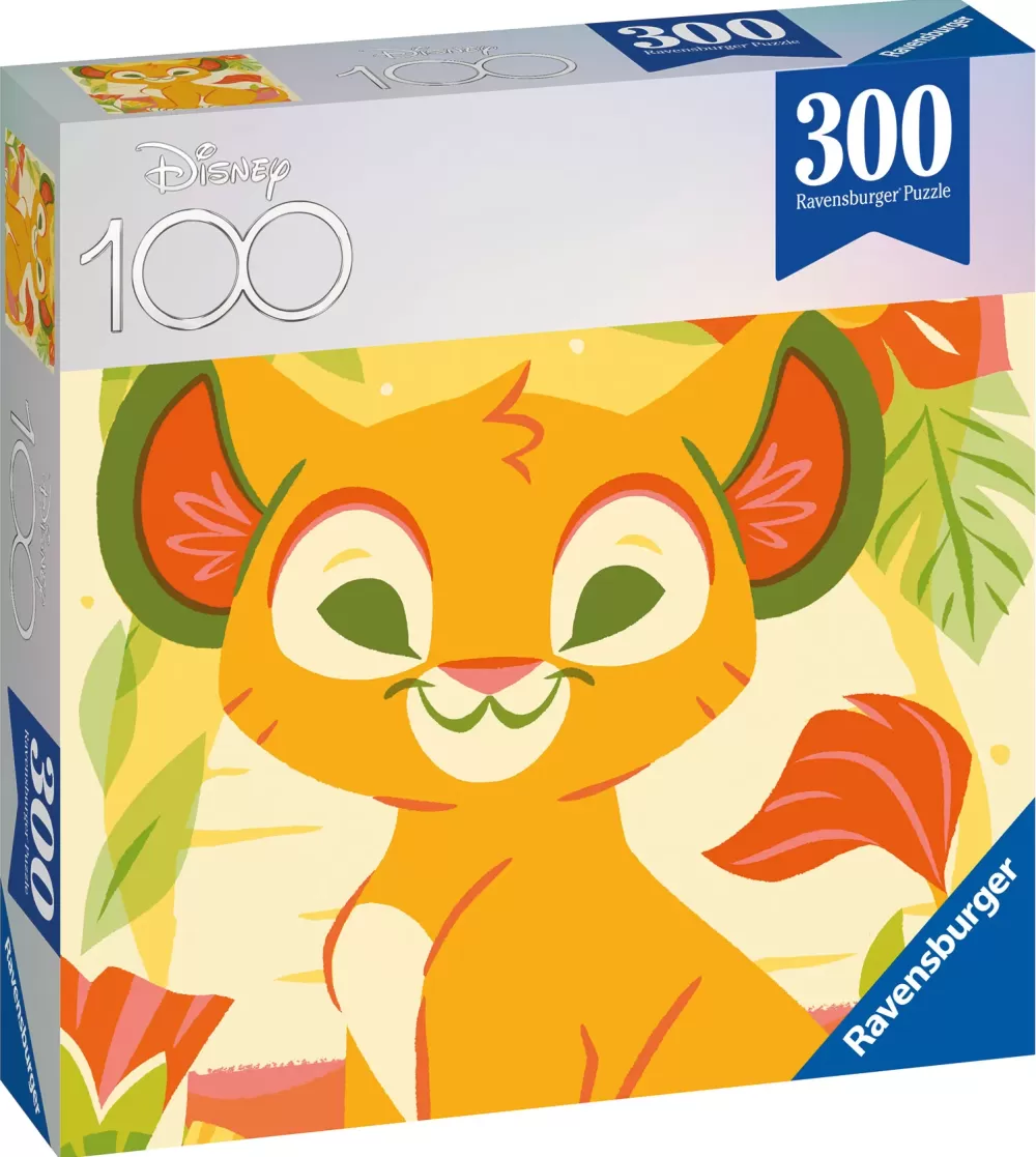 Store Puzzle Disney Il Re Leone, 300 Pezzi, 8+, Limited Edition Disney 100 Puzzle Per Bambini