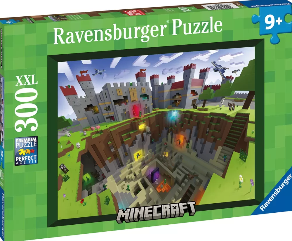 Flash Sale Puzzle Minecraft, 300 Pezzi Xxl, Eta Raccomandata 9+ Anni Puzzle Per Bambini