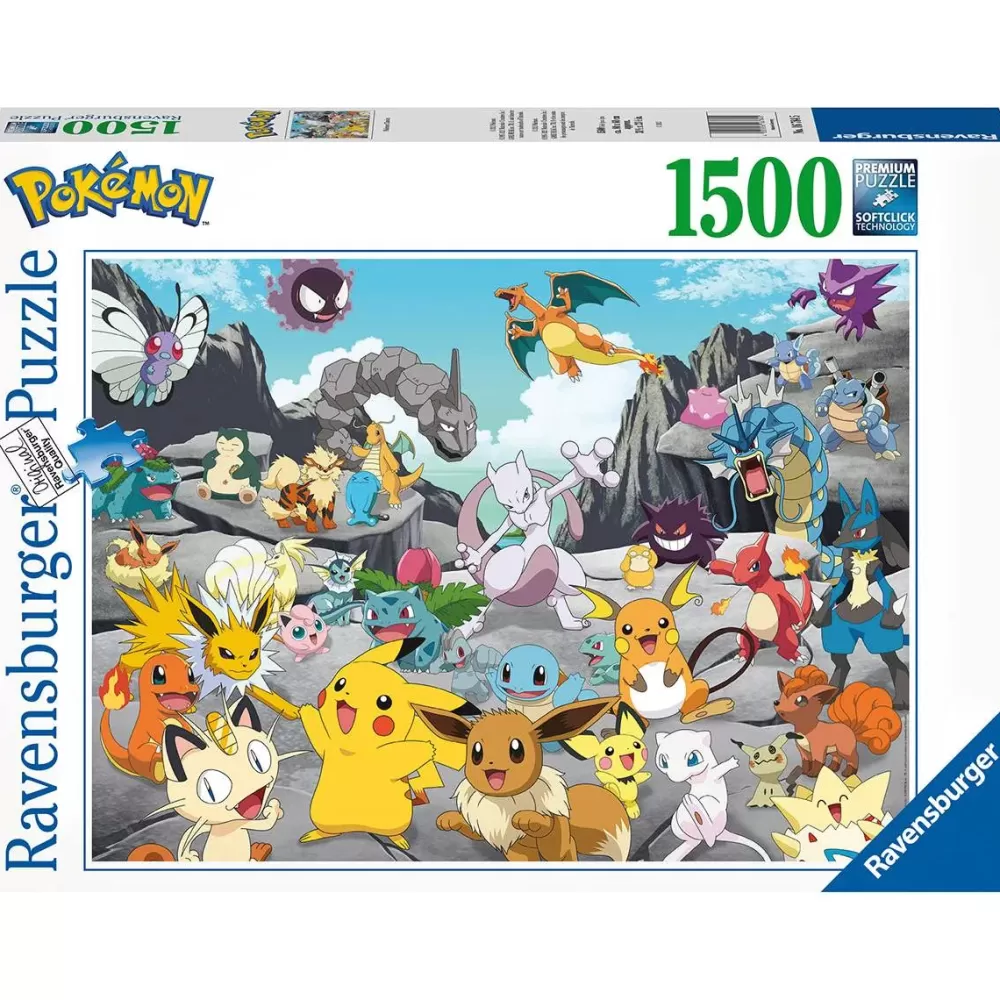 Outlet Puzzle Per Adulti 1500 Pezzi Pokemon Dimensione Puzzle: 80 60 Cm. Puzzle 1000 Pezzi