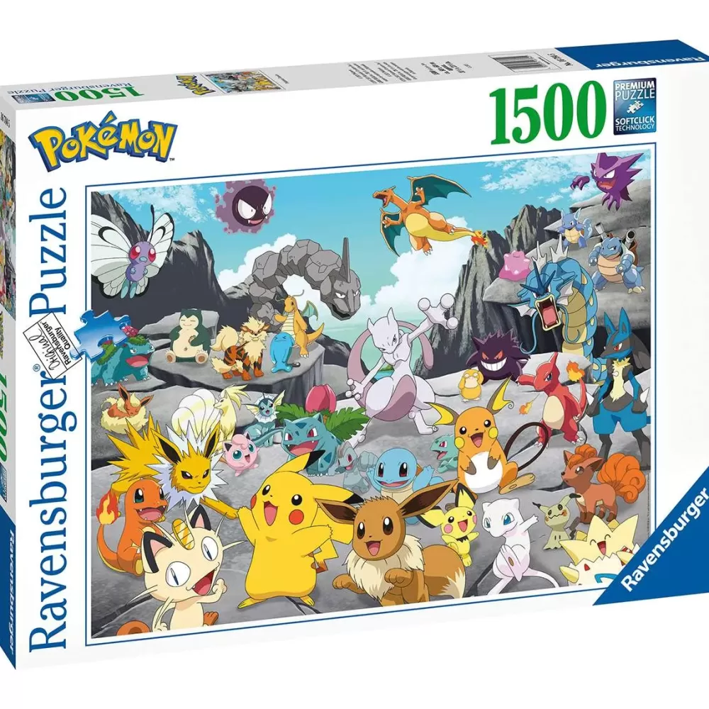 Outlet Puzzle Per Adulti 1500 Pezzi Pokemon Dimensione Puzzle: 80 60 Cm. Puzzle 1000 Pezzi