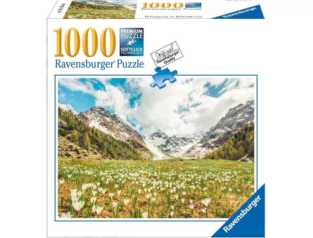 Cheap Puzzle Primavera In Valmalenco, Collezione Meraviglie Italiane, 1000 Pezzi, Puzzle Adulti Puzzle 1000 Pezzi