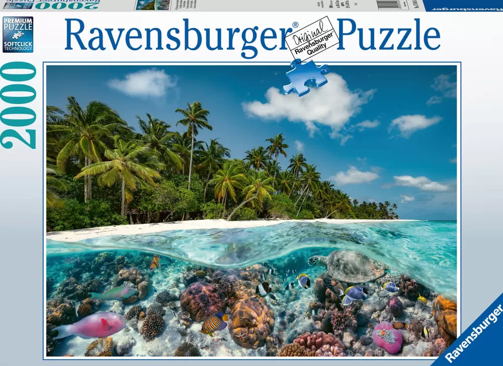 Fashion Puzzle Un Tuffo Alle Maldive, 2000 Pezzi, Puzzle Adulti Puzzle 2000 Pezzi