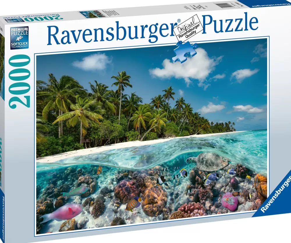 Fashion Puzzle Un Tuffo Alle Maldive, 2000 Pezzi, Puzzle Adulti Puzzle 2000 Pezzi
