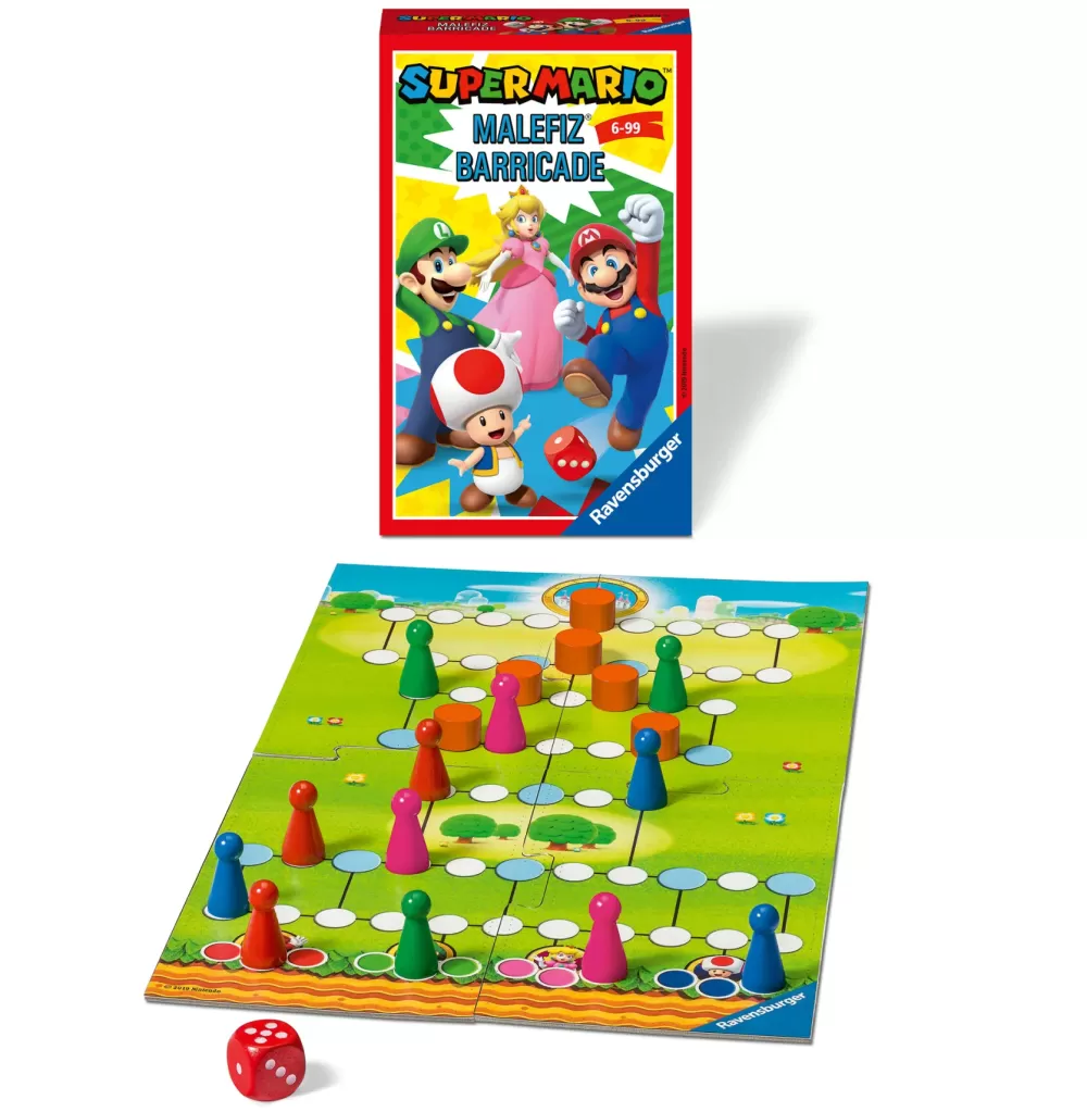 Outlet Super Mario Travel, Gioco Da Tavolo Tascabile, 2-4 Giocatori, 6+ Anni Giochi Tascabili E Da Viaggio