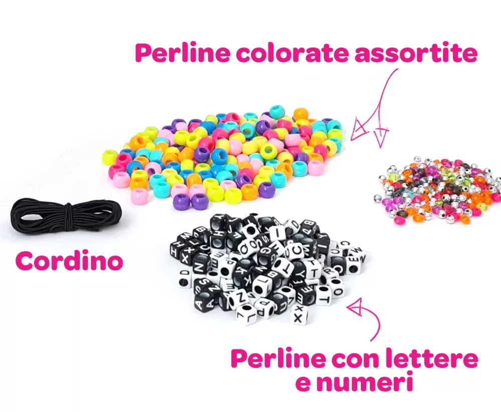 Flash Sale Set Crea I Tuoi Braccialetti Alphabet Bead It'S My Story Moda, Gioielli, Decorazioni, Cosmetici