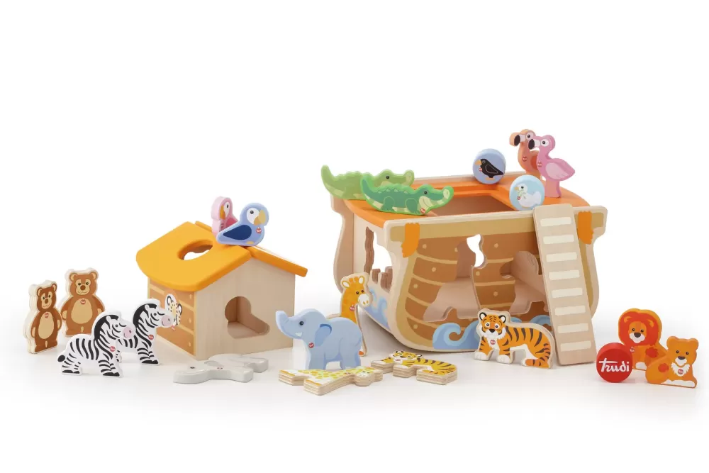Online Sevi Arca Di Noe (24 Pz) Giochi Educativi In Legno