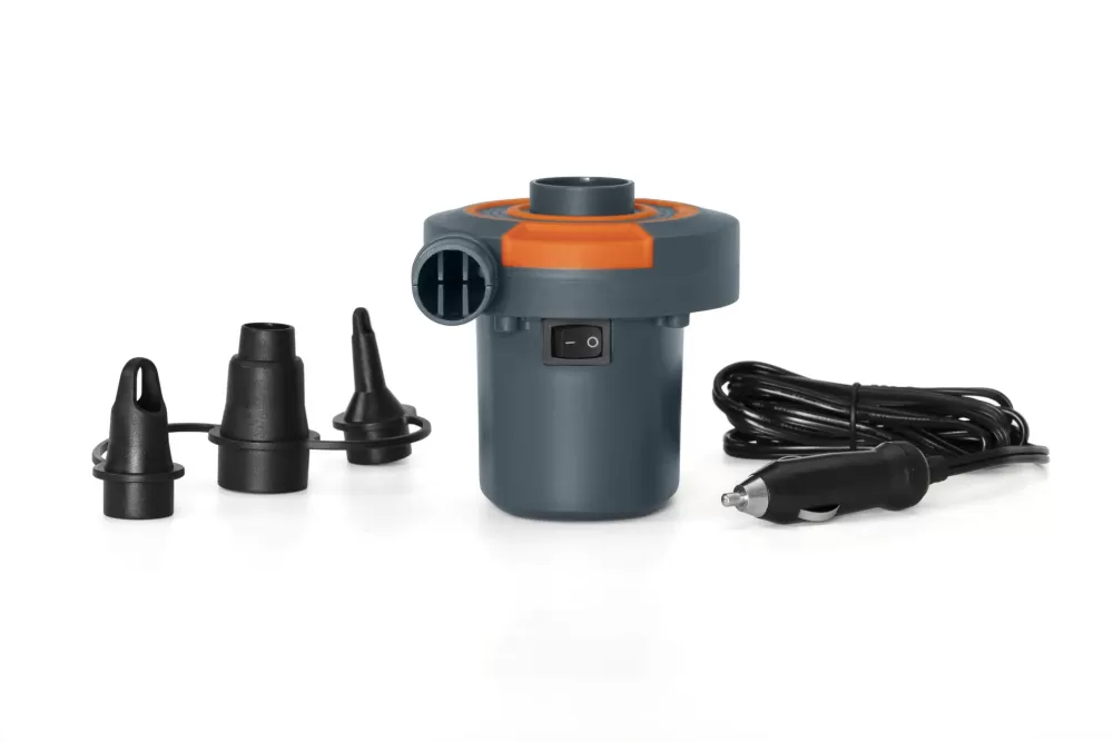 Cheap Sidewinder Pompa Di Gonfiaggio Elettrica 12 Volt Corrente Alternata/Corrente Continua(Contenuto: Pompa Di Gonfiaggico Elettrica, 3 Adattatori Per Valvole, 220-240 V / 50 Hz 12 V Cc) Piscine Da Giardino