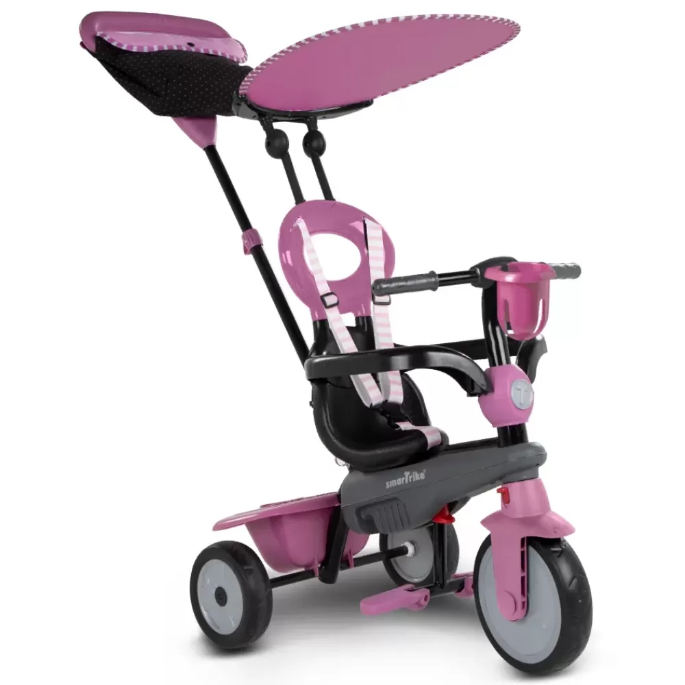 Cheap Smartrike Vanilla 4 In 1 Triciclo Per Bambini Dai 15 Mesi Con Maniglione Direzionale Touch Steering E Equipaggiamento Di Sicurezza Rosa Tricicli E Balance Bikes