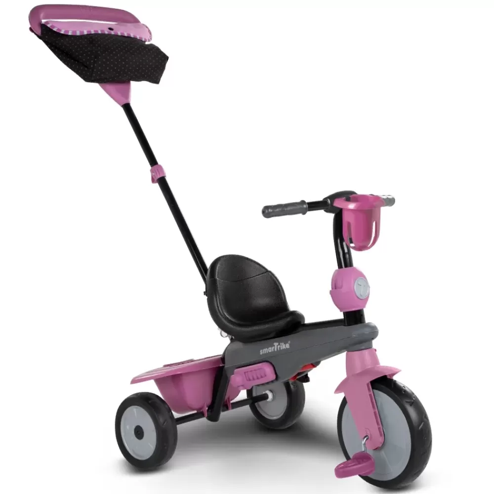 Cheap Smartrike Vanilla 4 In 1 Triciclo Per Bambini Dai 15 Mesi Con Maniglione Direzionale Touch Steering E Equipaggiamento Di Sicurezza Rosa Tricicli E Balance Bikes