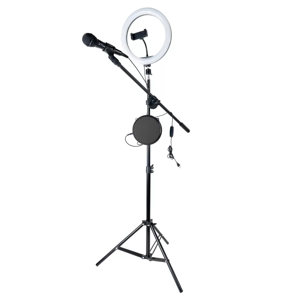 Discount Stage Microphone And Ring Light Tablet E Giochi Interattivi