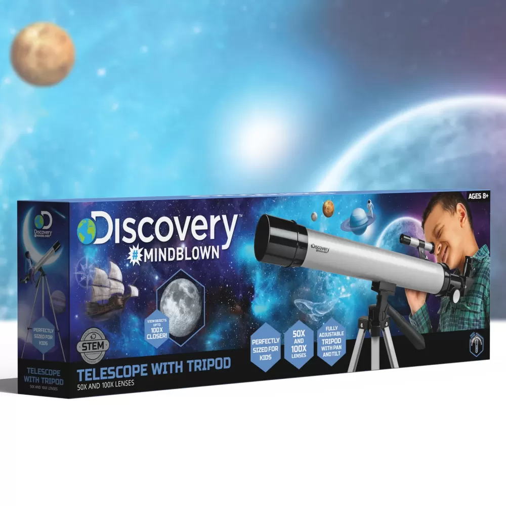 Outlet Telescopio Con Treppiedi E Obiettivi Intercambiabili Giochi Stem
